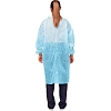 Халат на кнопках (30 гр) 4XL голубой (10 шт/упак)
