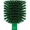 Щетка HACCPER с короткой ручкой для мытья и оттирки, жесткая, зелен 864001G