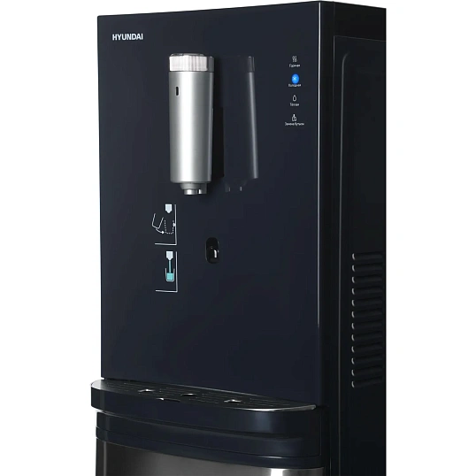 Кулер Hyundai AquaSense UV H-WD7825C напольный компрессорный графитовый