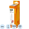 Лампа светодиодная IEK ECO C35 LLE-C35-7-230-30-E14 7Вт 3000К E14