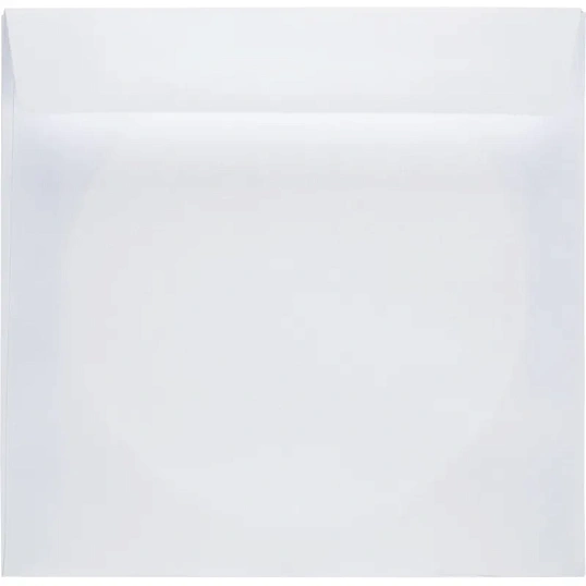 Конверт Белый CD декстрин 125х125 окно d100мм 25шт/уп/4573