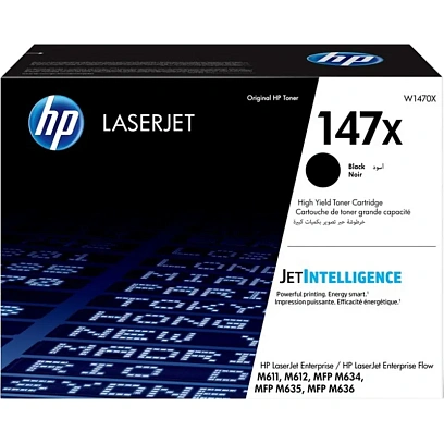 Картридж лазерный HP 147X W1470X чер. пов.емк для LJ M610dn