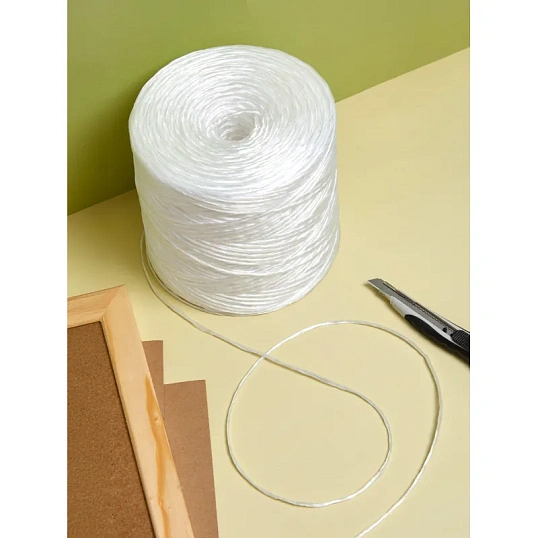 Шпагат п/п 1,6 ктекс крученый боб. 1кг 625п/м (1кг/б