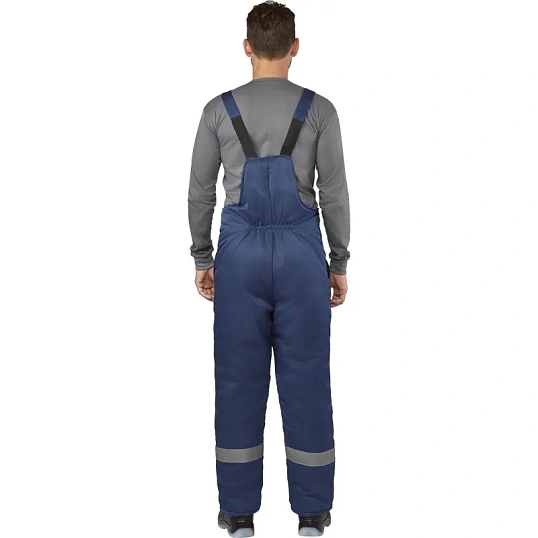 Полукомбинезон рабочий зимний м з32-ПК син смес 56-58 170-176 (Арсенал-СП)