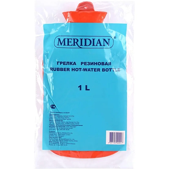 Грелка резиновая 1,0 л Meridian