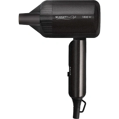 Фен Scarlett SC-HD70IT15 (Складная ручка, 1800 Вт, Антрацит)