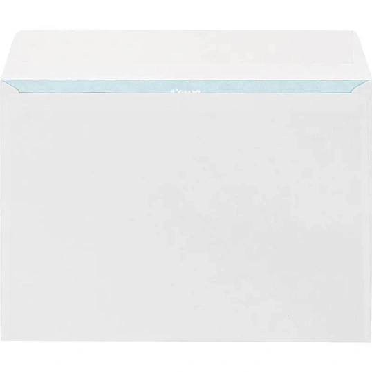 Конверт белый С5 стрип 162х229 80г КОМУС 50 шт/уп
