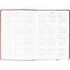 Ежедневник недатированный ATTACHE Soft touch А5, 140х200мм, 136л, красный