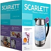 Чайник SCARLETT SC-EK27G13, электрический, 2200Вт, 2л, стекло, сталь/черный