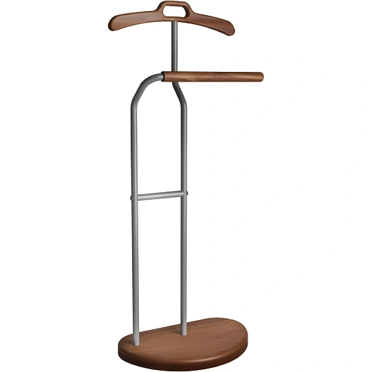 Вешалка ME_костюмная D10 металлик/орех