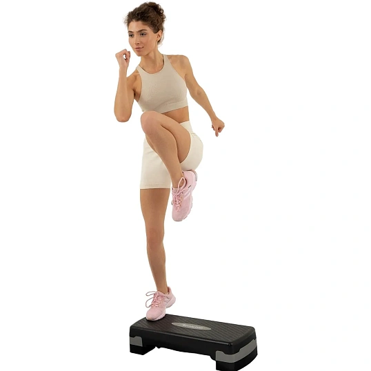 Степ-платформа ONLYTOP, 2-уровневая, 68x28x15 см, до 100 кг, 3807366