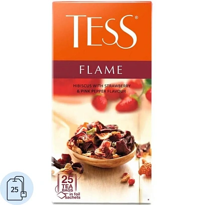 Чай TESS FLAME фруктовы 25пак