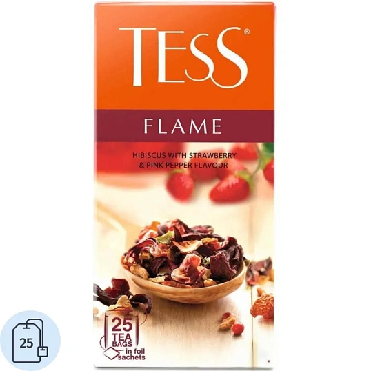 Чай TESS FLAME фруктовы 25пак