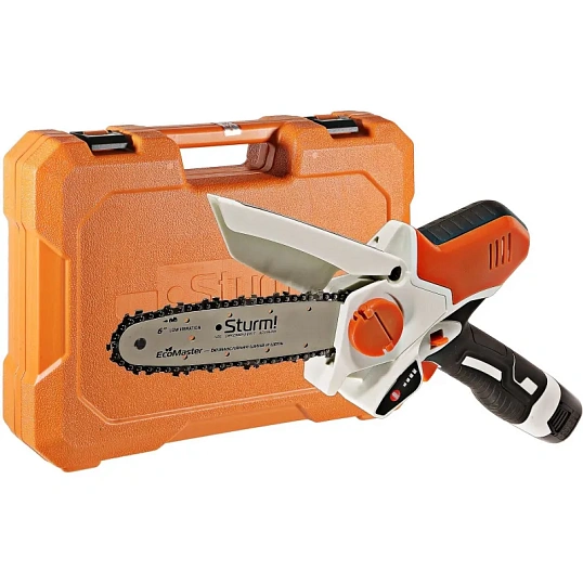 Пила цепная аккумуляторная Sturm CSC1804, мини