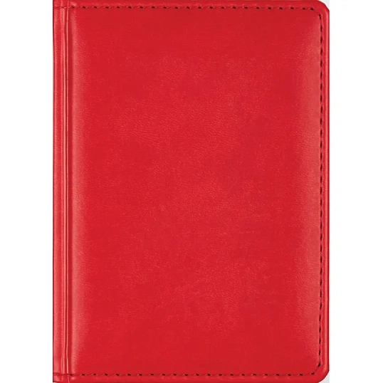 Ежедневник недатированный красный,А6,110х155мм,176л,ATTACHE Сиам