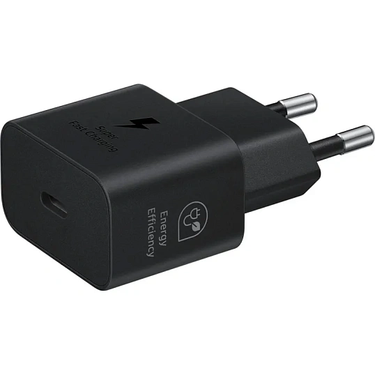 Зарядное устройство сетевое Samsung EP-T2510 25W Type-C  Black+cable