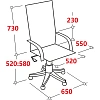 Кресло BN_SH_EChair-515 MPU кожзам черный, хром