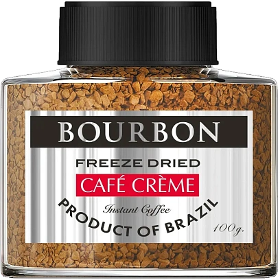 Кофе растворимый сублимированный BOURBON Cafe Creme, 100г