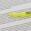 Маркер текстовыделитель желтый 1-3,9мм Attache
