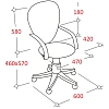 Кресло БМФ Easy Chair 223 PC ткань черная С11, хром