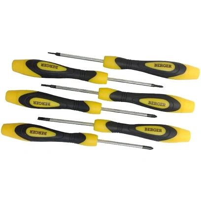 Набор отверток часовых 6 предметов BERGER BG1068