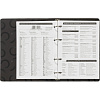 Ежедневник недатированный на кольцах Attache, 136л., 80г/м3, Blacky