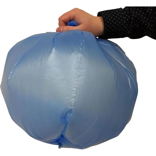 Мешки для мусора ПНД 35л 8мкм 30шт/рул синий 48х58см Luscan