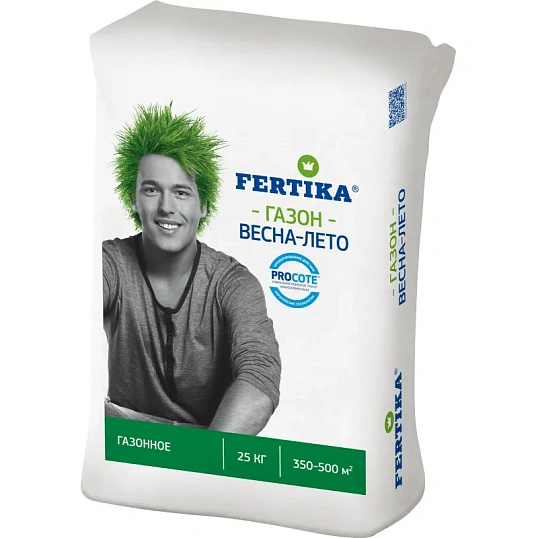 Удобрение ФЕРТИКА Газонное. Весна-Лето  25 кг