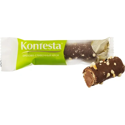 Конфеты Konfesta ассорти соленая карам, шоколад-орех,орех-сливоч, 1100г/уп