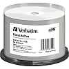Носители информации DVD-R Verbatim 4.7Gb 16x Cake 50шт/уп Printable (43755)
