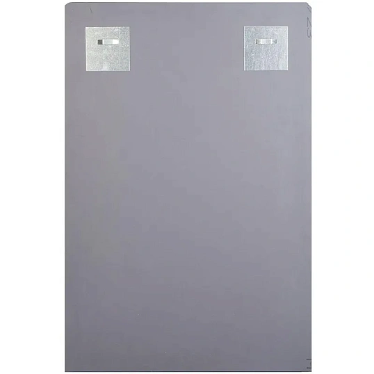 Зеркало МГЛ_настенное Комус Мебель 32Р2 (400x600) рама ПВХ серебро,1 полка