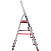 Стремянка алюминиевая усиленная 225 кг 4 ступени(130мм)Новая Высота 3117104