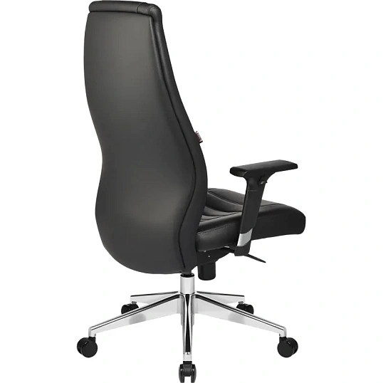 Кресло BN_Fc_EChair-599 MPU кожзам черный, алюминий
