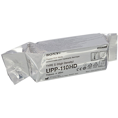 Бумага для УЗИ UPP-110HD SONY 110х20, 10 шт/уп (Orig)