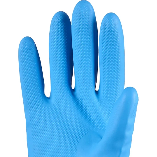 Перчатки КЩС нитриловые TOPFORT Профхим Нит К80 Щ50 цв.синий разм 10