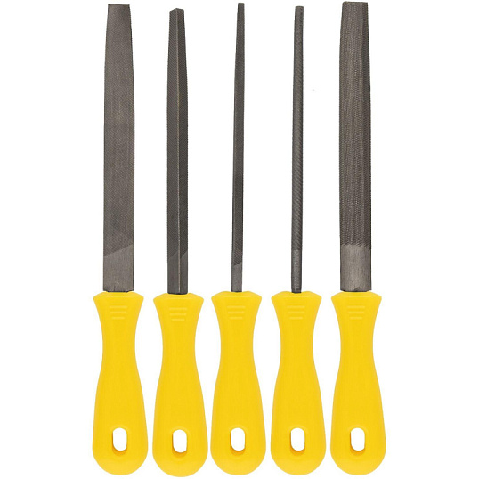 Набор напильников БИБЕР 85306 МАСТЕР 5шт, 200мм