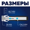 Нож универсальный скребок+д/вскр.упак.матер. TOPFORT,цинк+TPR,3 зап.лезв