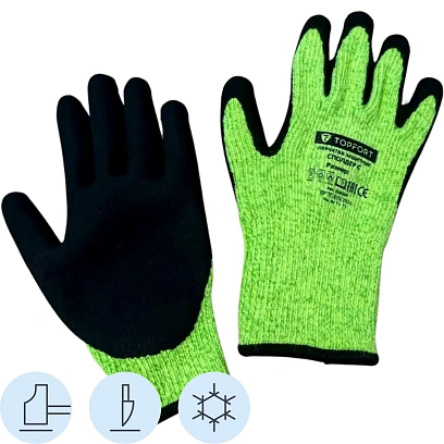 Перчатки TOPFORT ут. от порез. и прокол. с нитр. покр. Фриз Сполдер С р. 11
