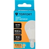 Лампа светодиодная Topfort E14 10W 3000K шар