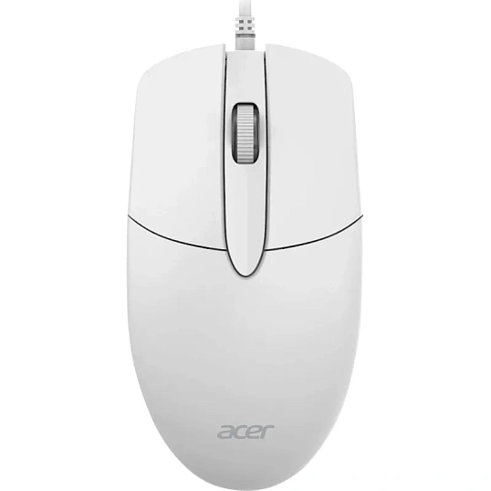 Мышь компьютерная Acer OMW300 оптическая/1200dpi/USB/белый