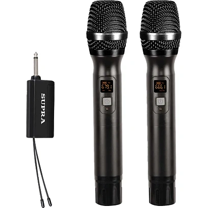 Микрофон Supra SWM-54, UHF беспроводной (2шт/уп)