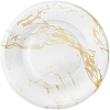 Набор тарелок (d=23 см) Белый мрамор, 6 шт., 30000873