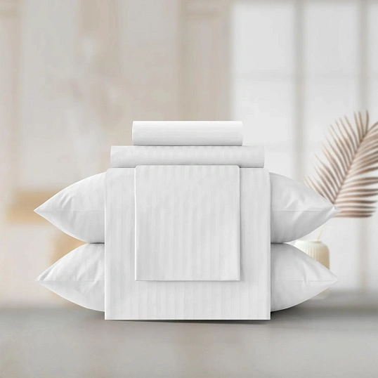 Постельное белье 2сп. Страйп (нав.50х70-2шт.) Royal,929790