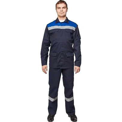 Костюм летний муж л05-КБР син/вас (р.68-70) 182-188 (Арсенал-СП)