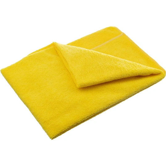 Тряпка для пола из микрофибры универсальная 220г/м2 50х80см желтая