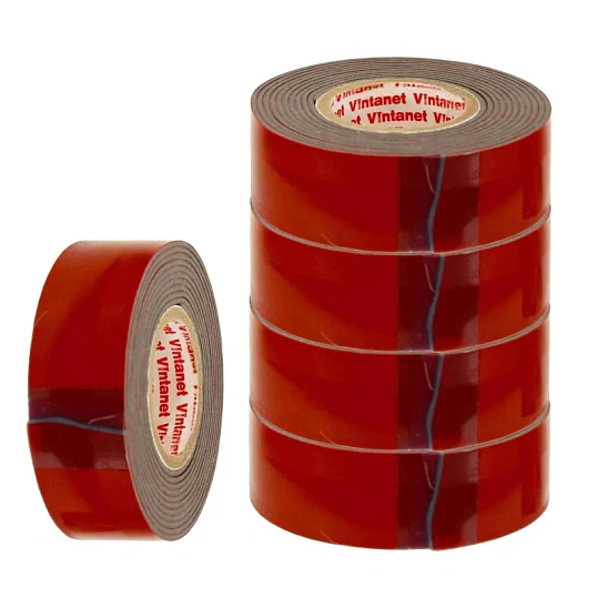 Клейкая лента монтажная сверхсил.двустор.1146 Vintanet,черная,19 мм х 1,5 м