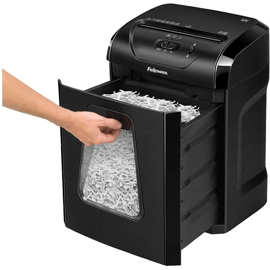Шредер (уничтожитель) Fellowes Powershred 12C, 4ур.секр, 12лист, 18л