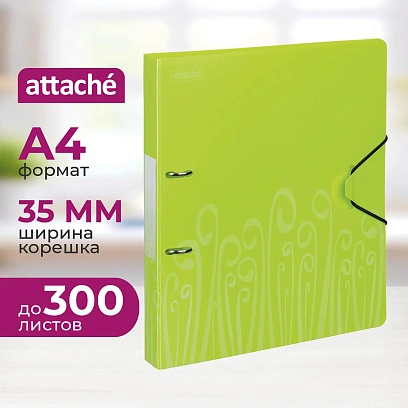 Папка на 2-х кольцах Attache Fantasy , салатов