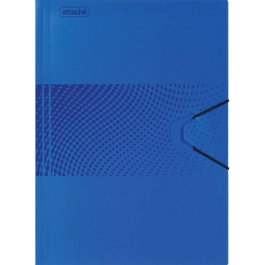 Папка на резинках Attache  Digital, синий