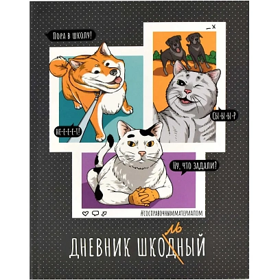 Дневник школьника КОМИКС интегральный переплёт, А5+, 48 л. 66823